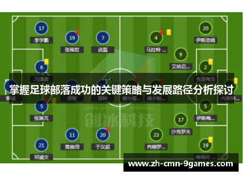 掌握足球部落成功的关键策略与发展路径分析探讨