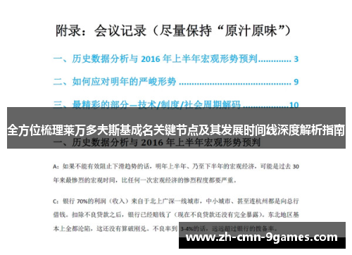 全方位梳理莱万多夫斯基成名关键节点及其发展时间线深度解析指南